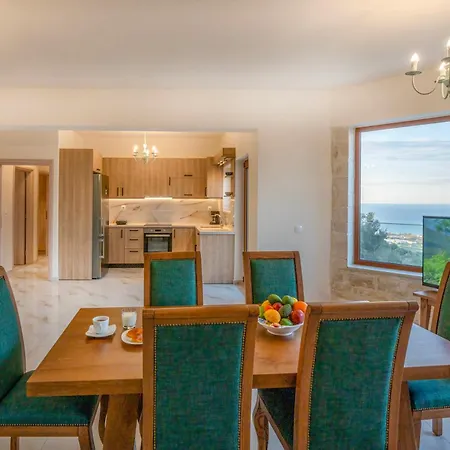 Maroulas Natura Palace - With Private Pool & Panoramic Sea View, Near Réthymnon